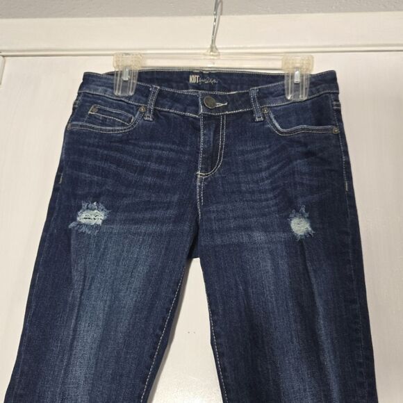 Kut From The Kloth Straight Leg Jeans Sz 4 - Picture 2 of 10